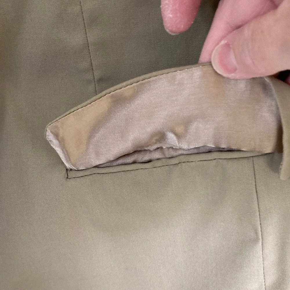 Jos A Bank Mens‎ Classic Tan Cotton Blend 2 Button Blazer Size 42R Office Career